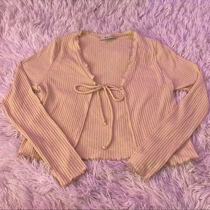 Pastel Yellow Gaze Cardigan